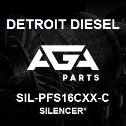 SIL-PFS16CXX-C Detroit Diesel Silencer* | AGA Parts