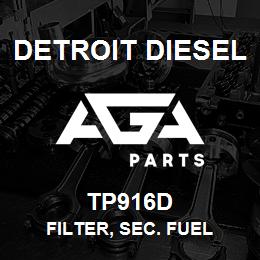 TP916D Detroit Diesel Filter, Sec. Fuel | AGA Parts