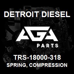 TRS-18000-318 Detroit Diesel Spring, Compression | AGA Parts