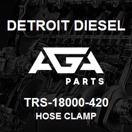 TRS-18000-420 Detroit Diesel Hose Clamp | AGA Parts