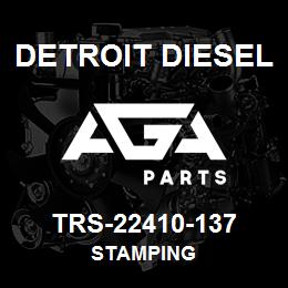 TRS-22410-137 Detroit Diesel Stamping | AGA Parts