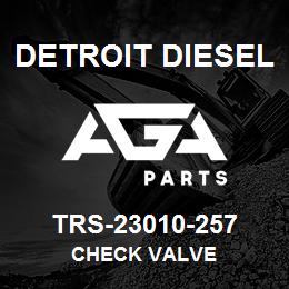 TRS-23010-257 Detroit Diesel Check Valve | AGA Parts