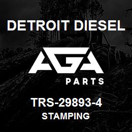 TRS-29893-4 Detroit Diesel Stamping | AGA Parts