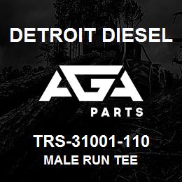 TRS-31001-110 Detroit Diesel Male Run Tee | AGA Parts