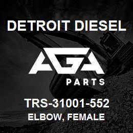 TRS-31001-552 Detroit Diesel Elbow, Female | AGA Parts