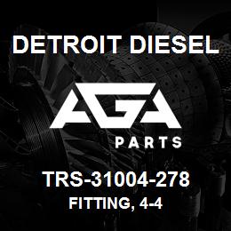 TRS-31004-278 Detroit Diesel Fitting, 4-4 | AGA Parts