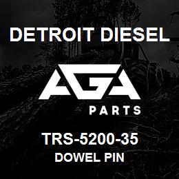 TRS-5200-35 Detroit Diesel Dowel Pin | AGA Parts