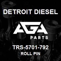 TRS-5701-792 Detroit Diesel Roll Pin | AGA Parts