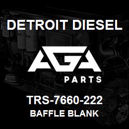 TRS-7660-222 Detroit Diesel Baffle Blank | AGA Parts