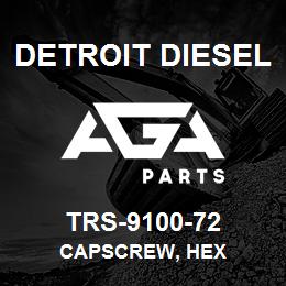 TRS-9100-72 Detroit Diesel Capscrew, Hex | AGA Parts