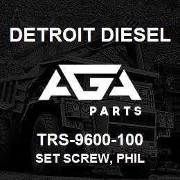 TRS-9600-100 Detroit Diesel Set Screw, Phil | AGA Parts