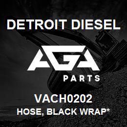 VACH0202 Detroit Diesel Hose, Black Wrap* | AGA Parts