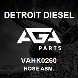 VAHK0260 Detroit Diesel Hose Asm. | AGA Parts