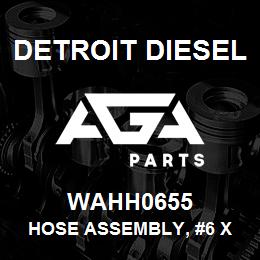 WAHH0655 Detroit Diesel Hose Assembly, #6 X 67.8, H&H Wrap | AGA Parts