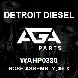 WAHP0380 Detroit Diesel Hose Assembly, #6 X 40.4" Long | AGA Parts