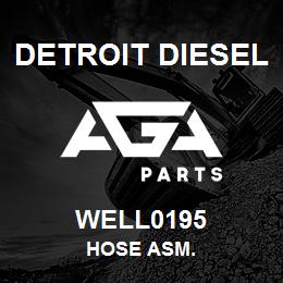 WELL0195 Detroit Diesel Hose Asm. | AGA Parts