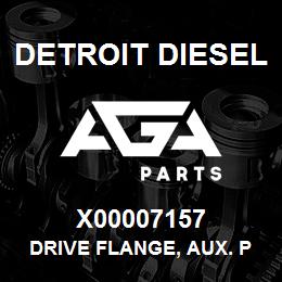 X00007157 Detroit Diesel Drive Flange, Aux. PTO, S4000* | AGA Parts