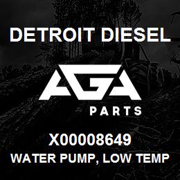 X00008649 Detroit Diesel Water Pump, Low Temp | AGA Parts