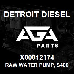 X00012174 Detroit Diesel Raw Water Pump, S4000 | AGA Parts