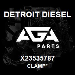 X23535787 Detroit Diesel Clamp* | AGA Parts