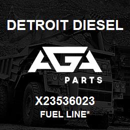 X23536023 Detroit Diesel Fuel Line* | AGA Parts