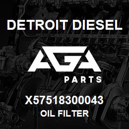 X57518300043 Detroit Diesel OIL FILTER | AGA Parts