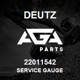 22011542 Deutz SERVICE GAUGE | AGA Parts