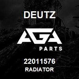 22011576 Deutz RADIATOR | AGA Parts