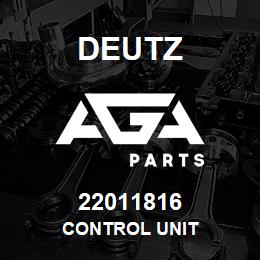 22011816 Deutz CONTROL UNIT | AGA Parts