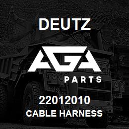 22012010 Deutz CABLE HARNESS | AGA Parts