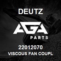 22012070 Deutz VISCOUS FAN COUPL | AGA Parts