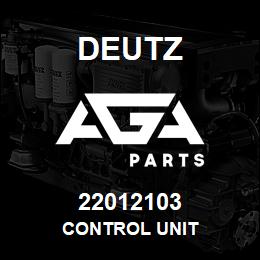 22012103 Deutz CONTROL UNIT | AGA Parts