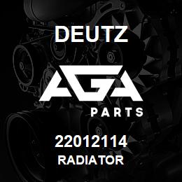 22012114 Deutz RADIATOR | AGA Parts