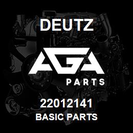 22012141 Deutz BASIC PARTS | AGA Parts