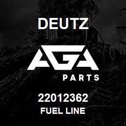 22012362 Deutz FUEL LINE | AGA Parts