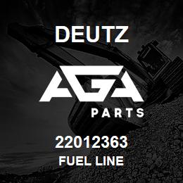 22012363 Deutz FUEL LINE | AGA Parts