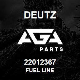 22012367 Deutz FUEL LINE | AGA Parts