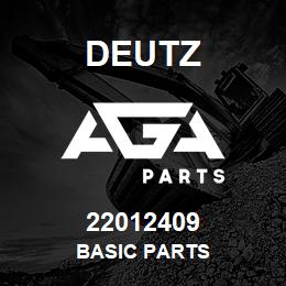 22012409 Deutz BASIC PARTS | AGA Parts