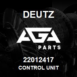 22012417 Deutz CONTROL UNIT | AGA Parts