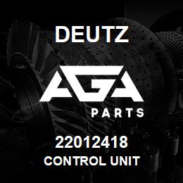 22012418 Deutz CONTROL UNIT | AGA Parts