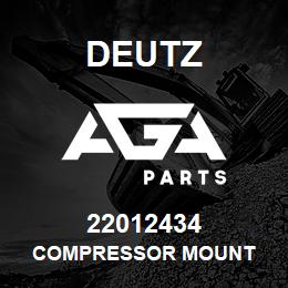 22012434 Deutz COMPRESSOR MOUNT | AGA Parts