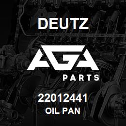 22012441 Deutz OIL PAN | AGA Parts