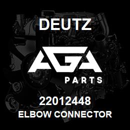 22012448 Deutz ELBOW CONNECTOR | AGA Parts