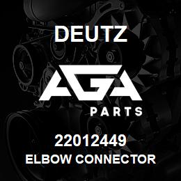 22012449 Deutz ELBOW CONNECTOR | AGA Parts