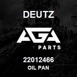 22012466 Deutz OIL PAN | AGA Parts