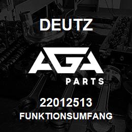 22012513 Deutz FUNKTIONSUMFANG | AGA Parts