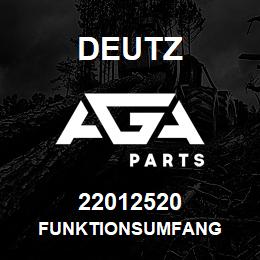 22012520 Deutz FUNKTIONSUMFANG | AGA Parts