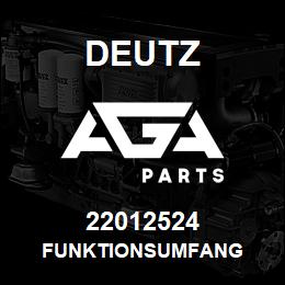 22012524 Deutz FUNKTIONSUMFANG | AGA Parts