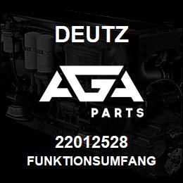 22012528 Deutz FUNKTIONSUMFANG | AGA Parts