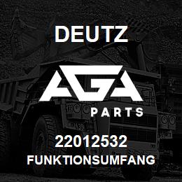 22012532 Deutz FUNKTIONSUMFANG | AGA Parts